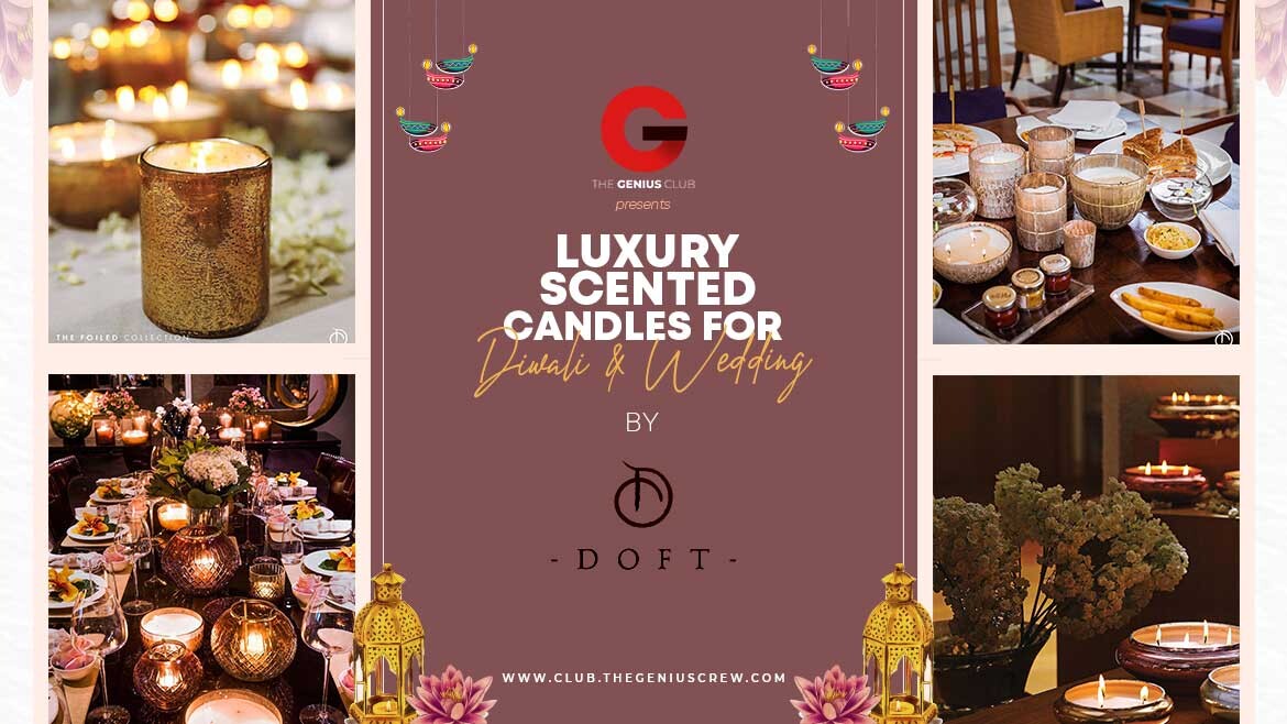 Luxury scented candles for Diwali and Wedding occasions by DOFT